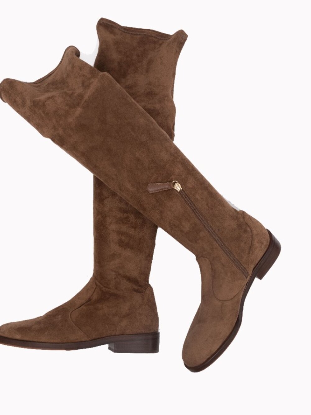 ANTONIO MELANI “Leenna” Brown Suede Over the Knee Boots. Women’s Size 7 M - Picture 10 of 16